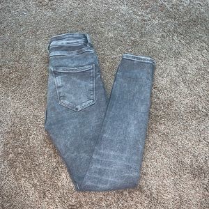 ZARA Grey distressed Jean